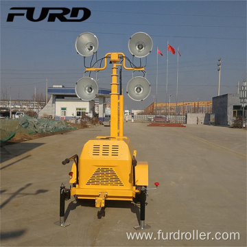 Trailer and Hand Push Telescopic Light Tower